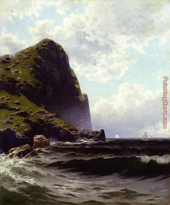 Brundith Head_ Grand Manan painting - Alfred Thompson Bricher Brundith Head_ Grand Manan art painting